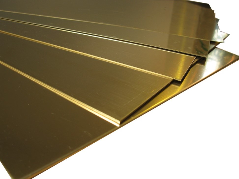 Латунный анод Горячекатаный 1000 мм 100 мм 10 мм Л68 ГОСТ 2208-2007