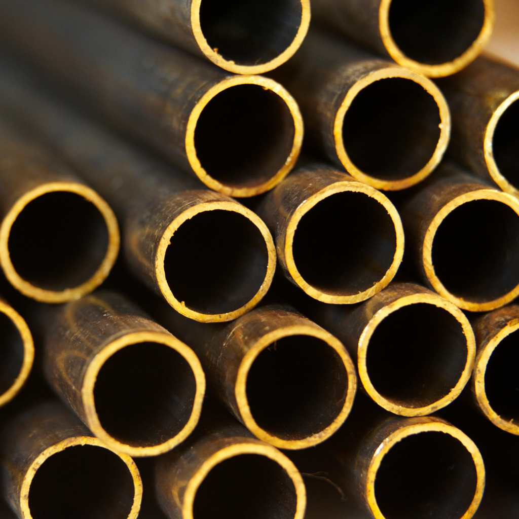 Латунная круглая труба 9 мм 2 мм Л68 ГОСТ 494-2014