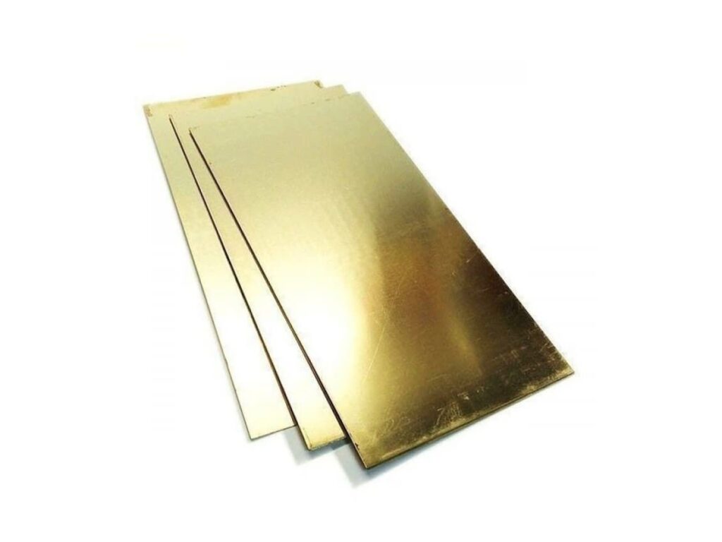 Латунная пластина горячекатаная 10 10 4.5 Л68 ГОСТ 2208-2007