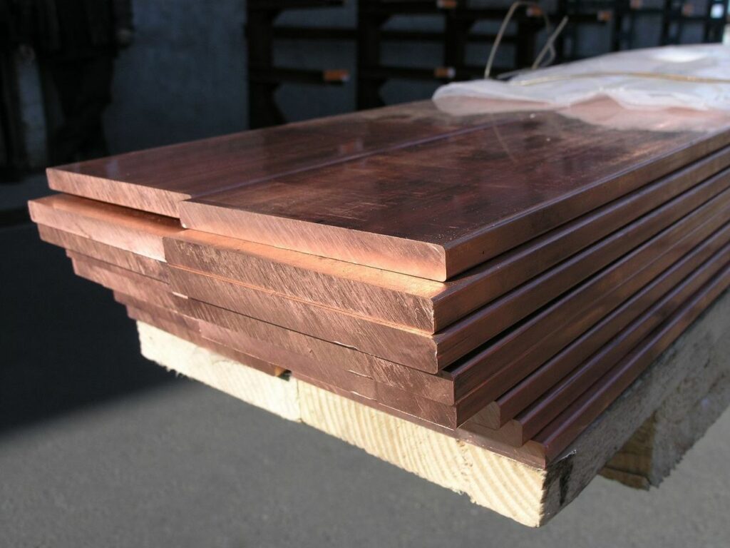 Медная полоса 1,5 мм М1 ГОСТ 1173-2006