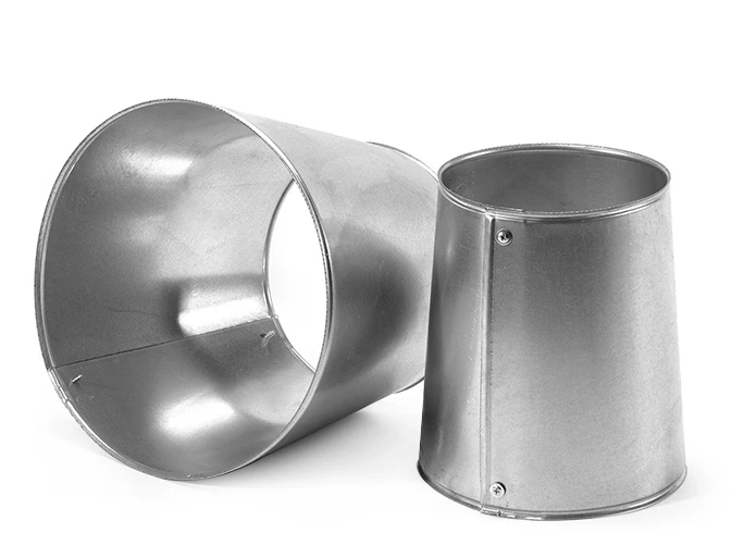 Переход кожуха из нержавеющей стали 130 мм