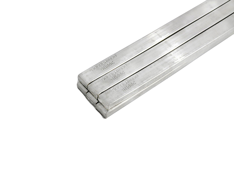 Индиевый припой ИнГл-0,5. Слиток 10х15х175