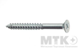 Шурупы с потайной головкой ГОСТ 1145 оцинкованные (3,5 x 20)